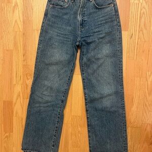 Aritzia Blue Women's Wide Leg Jeans